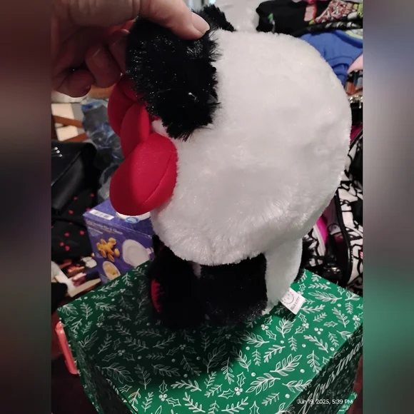 Hello Kitty Panda Plush with Pink Bow - Picture 5 of 8